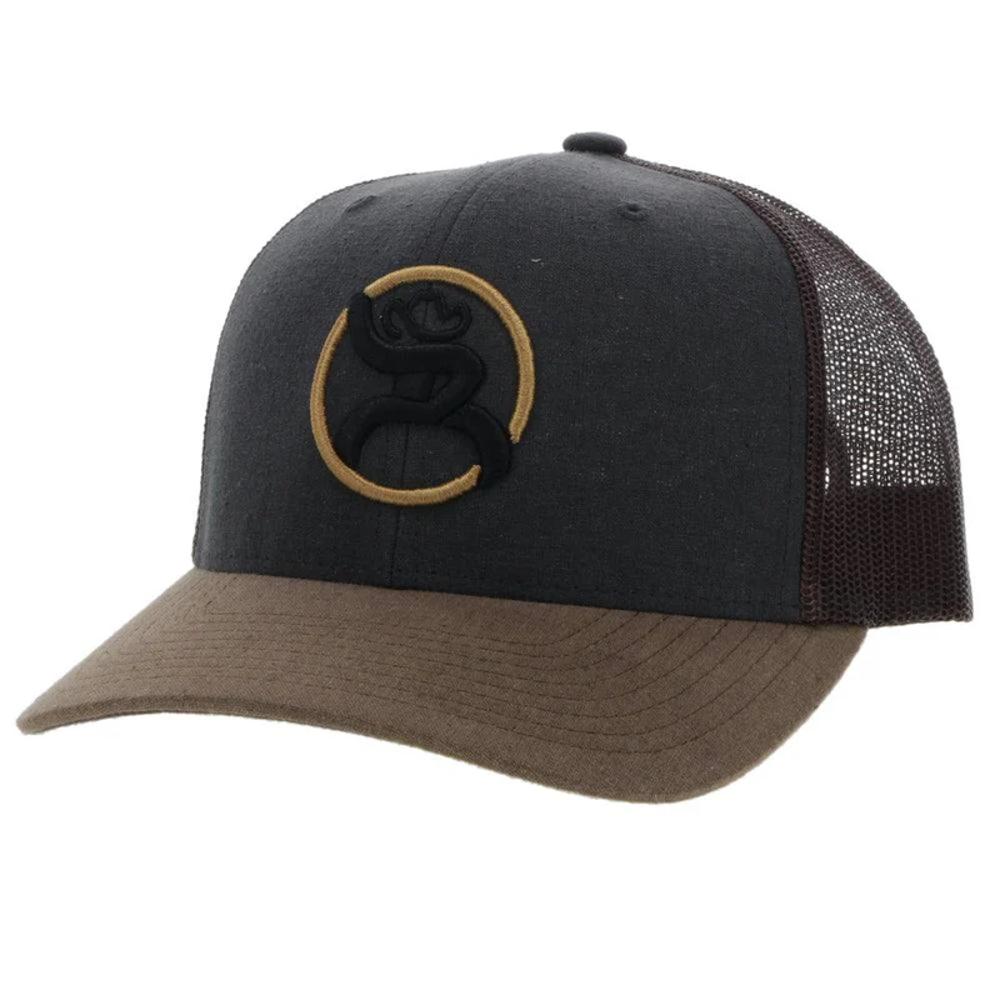 Hooey Strap Charcoal / Brown-4031T-CHBR