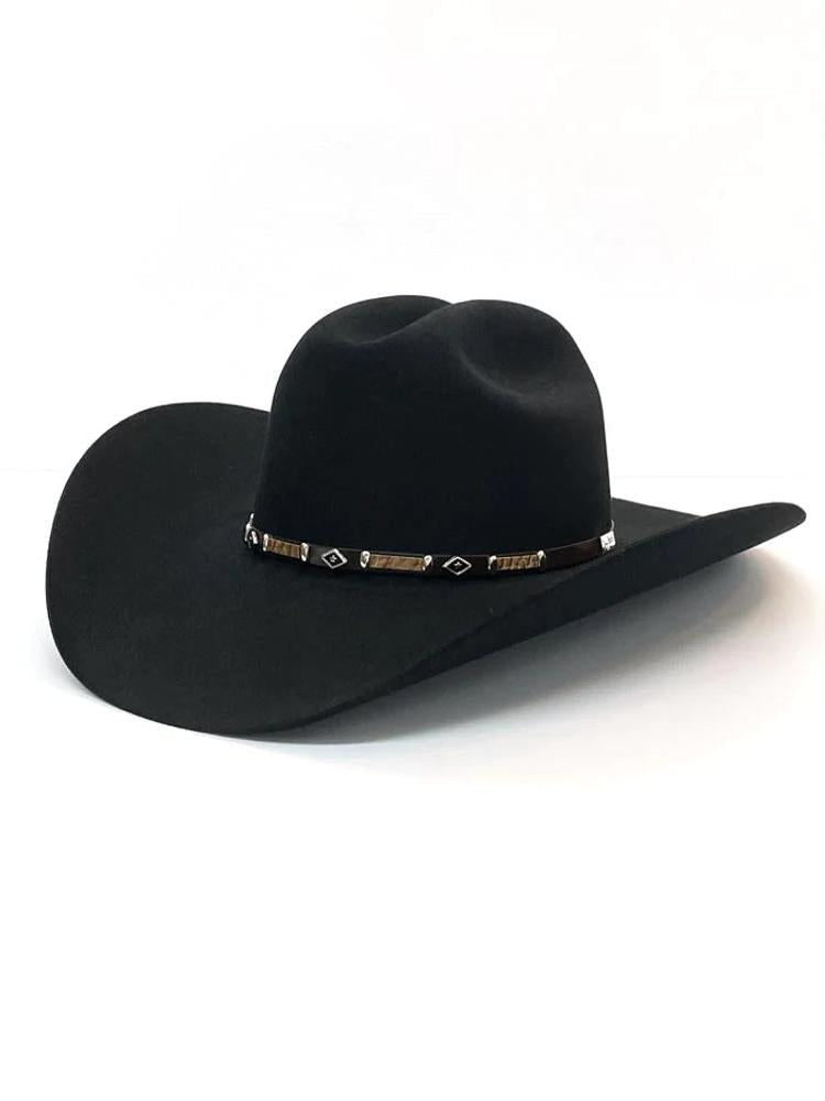 Stetson Resistol Black Rock George Strait 6X Fur Felt Cowboy Hat-RFBLKR-524207