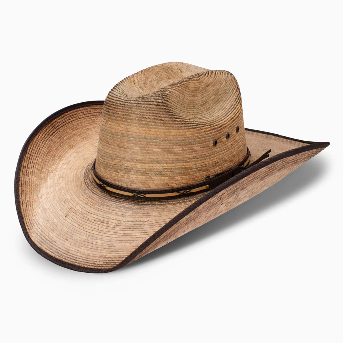 Stetson Resistol Amarillo Sky Jason Aldean Palm Straw Cowboy Hat-RSAMSKB3041VB