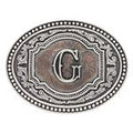 Montana Silversmiths Two Tone Initial G-A518G