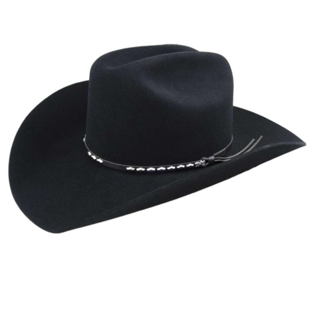 Bailey Alamo Wool Felt Western Hat Black-4429