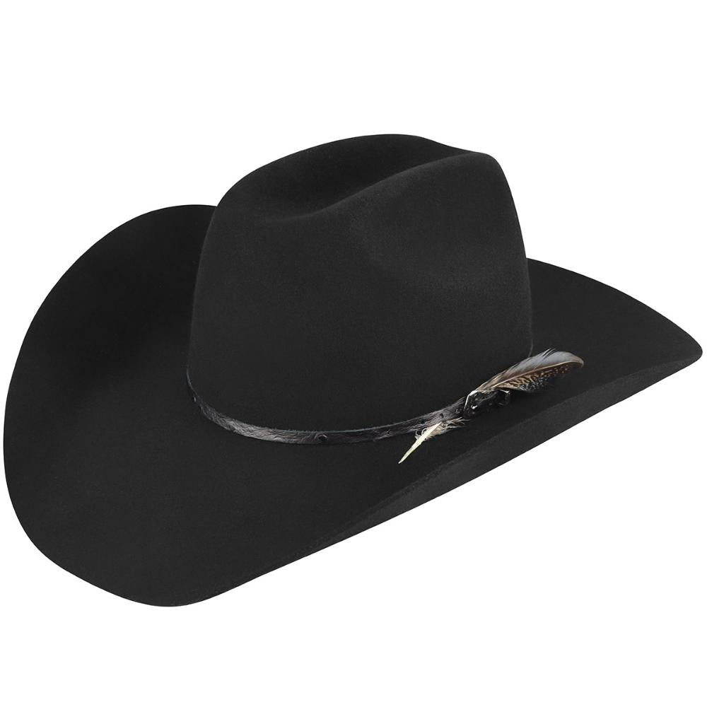 Bailey Elko Black Wool Felt Western Cowboy Hat-W2204D-BLK