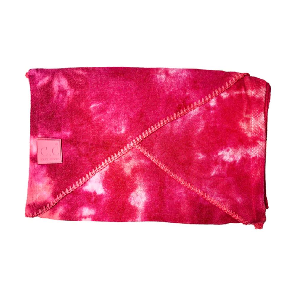 Girlie Girl Originals Cc Tie Dye Headwrap Fus/Pnk-HW7380-FP