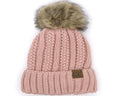Girlie Girl Originals Kids-820-In Pink Sherpa Beani-KIDS-820-INPINK