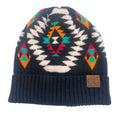 Girlie Girl Aztec Beanie-HAT3002-BLA