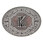 Montana Silversmiths Two Tone Initial K-A518K