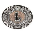 Montana Silversmiths Two Tone Initial L-A518L