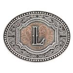 Montana Silversmiths Two Tone Initial L-A518L