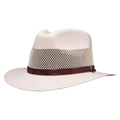 American Hat Maker Head ' Home Milan Straw Fedora-MILAN-STRAW