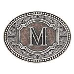 Montana Silversmiths Two Tone Initial M-A518M