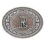 Montana Silversmiths Two Tone Initial R-A518R