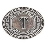Montana Silversmiths Two Tone Initial T-A518T