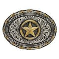 Montana Silversmiths Two Tone Barbed Lone Star-A530