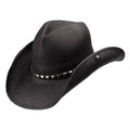 Peter Grimm On Faire Drakkar Straw Blk-PGD9625-BLK