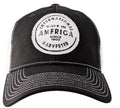 International Harvester Two-Tone Black and White Flex Fit Cap