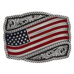 Montana Silversmiths Painted American Flag-A590P