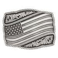Montana Silversmiths Waving American Flag-A590S