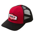 Case IH Two-Tone Red and Black Woven Patch Trucker