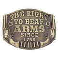 Montana Silversmiths Heritage The Right to Bear Arms Attitude Buckle-A603C