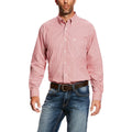 Ariat Mens Drasco Long Sleeve Perf Shirt Orchi-10025529
