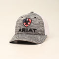 M and F Western Ariat Youth Sb Heather Usa Grey Gray - Kids