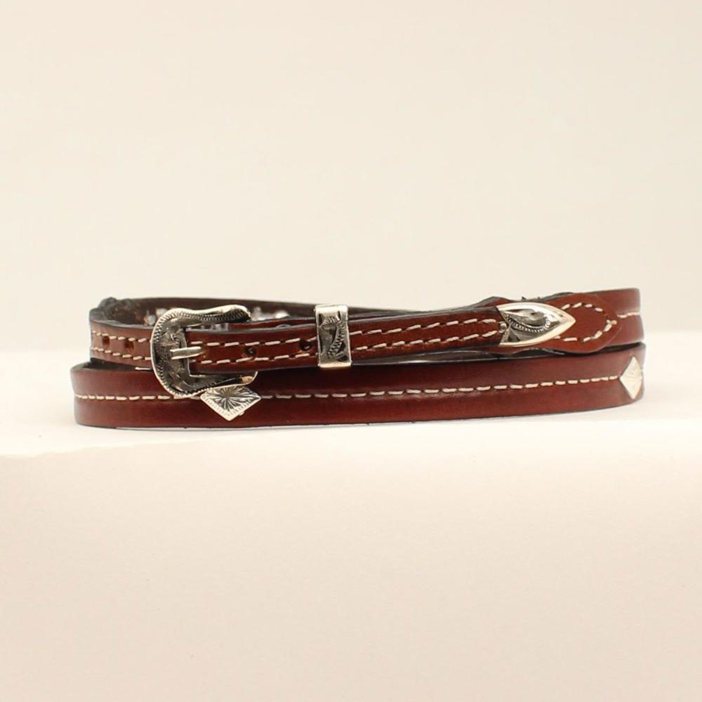 M&F Western Hb 3/8-1/4Tprcntstchdmcncbr