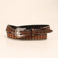M and F Western Hb 5/8" Ribbon Br - Mens