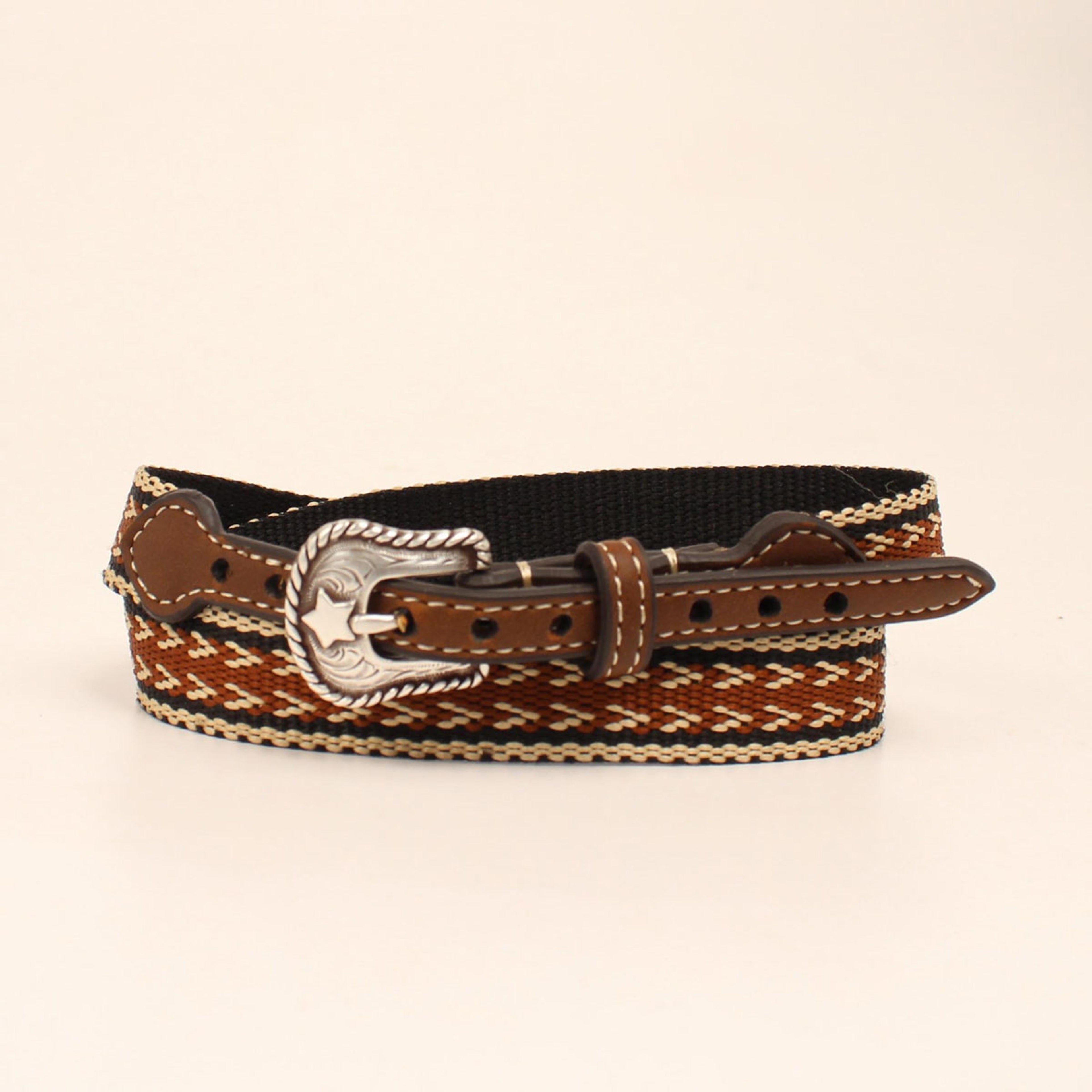 M and F Western Hb 5/8" Ribbon Br - Mens