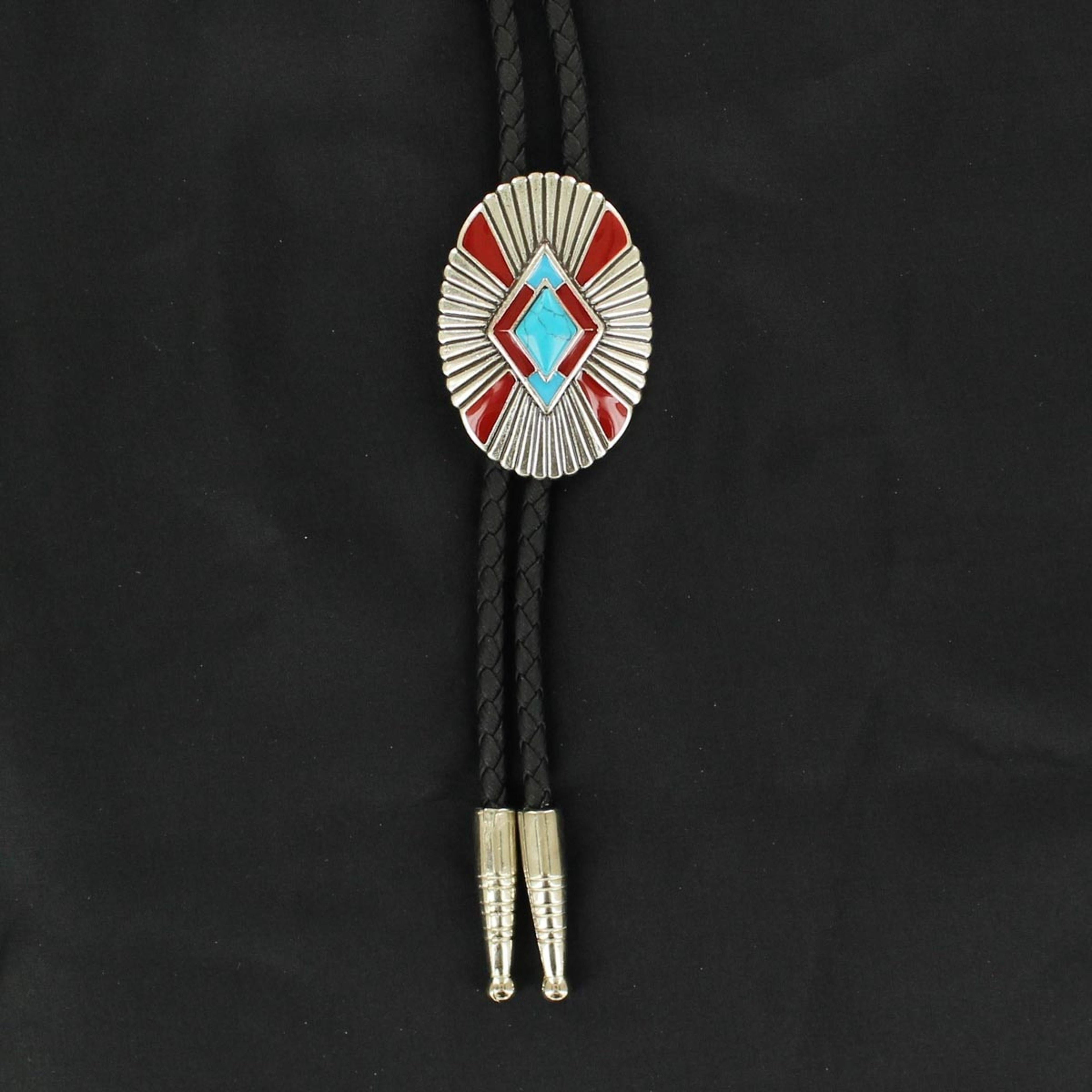 M and F Western Double S Adult Western Bolo Southwestern 2814 - Mens