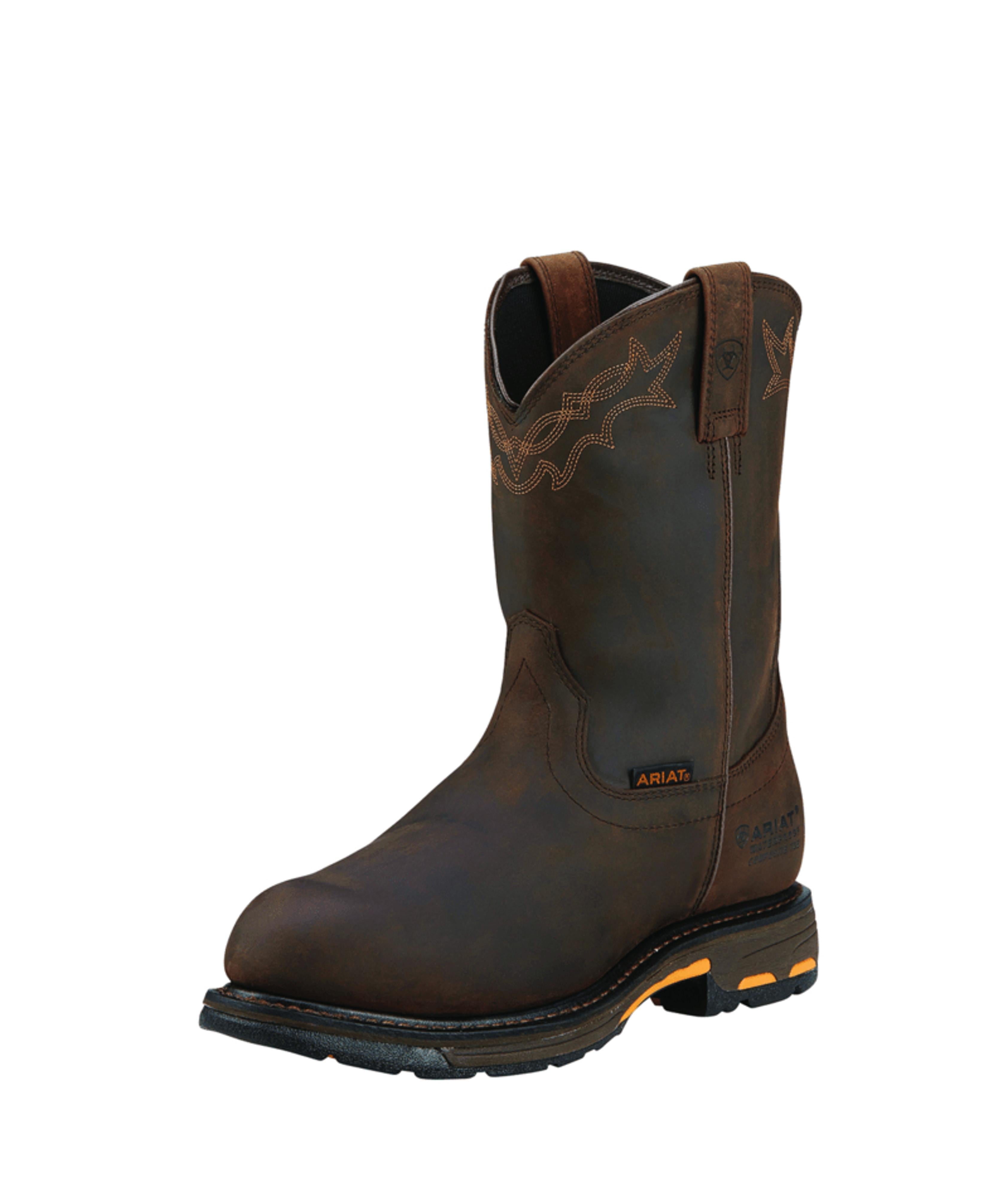 Ariat Mens WorkHog Waterproof Composite Toe Work Boot-10001200