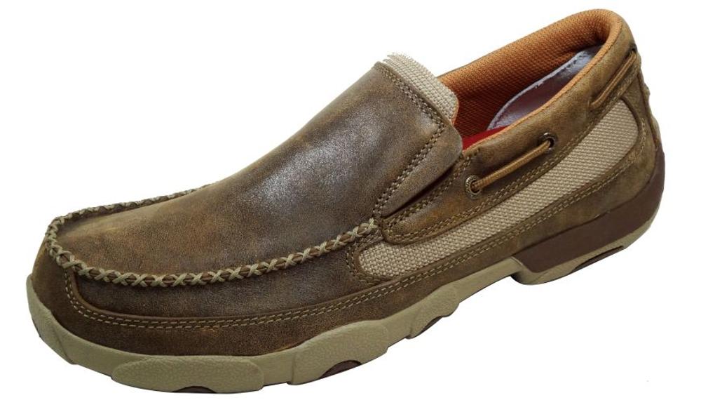 Twisted X Slip-On Driving Moc | Mdms002 Leather Western Boot-MDMS002