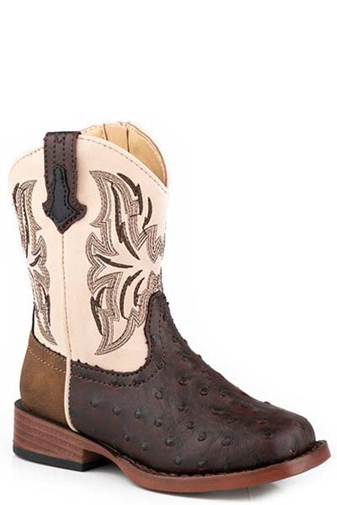 Roper Kids Dalton Ostrich-17-1900-3369BR