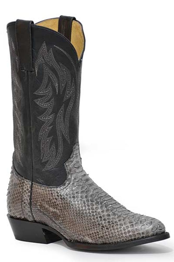 Roper Mens Peyton Python Grey R-Toe-20-6200-8470GY