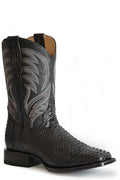 Roper Mens Black Peyton Python Square Toe-20-6500-8213BL