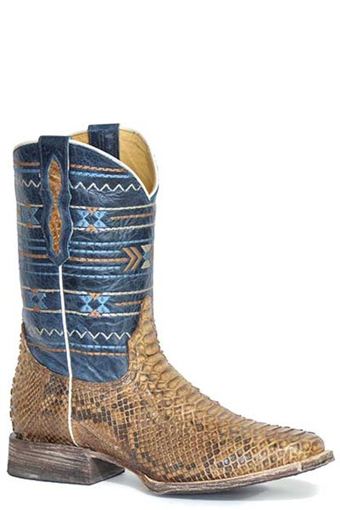 Roper Mens Peyton Aztec Python Blue-20-6510-8546BR