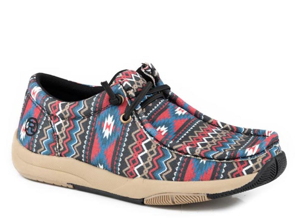 Roper Womens Clearcut Low Multi Aztec Black-21-1663-3274BL