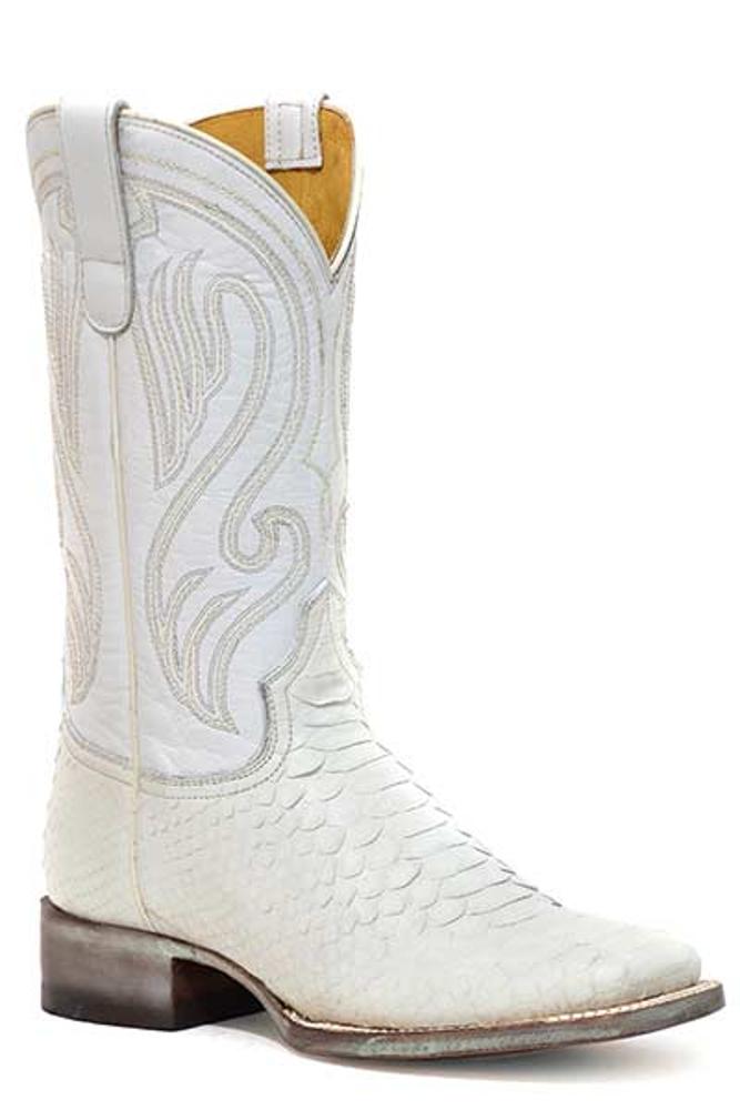 Roper Womens Oakley Python White - White-21-6500-8486WH
