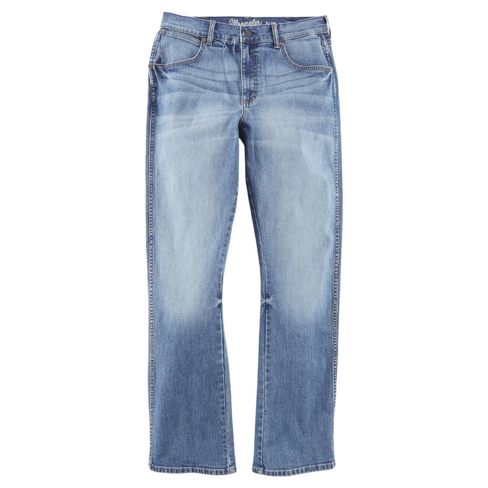 Wrangler Mens Slim Retro Jean Beauford Blue Denim-112338524