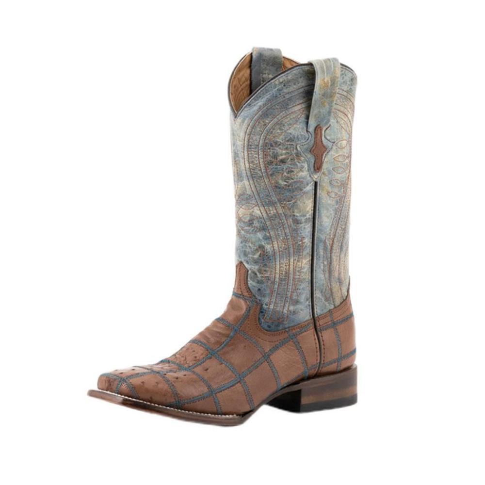 Ferrini Boots Pinto Patch Ostrich-1169307