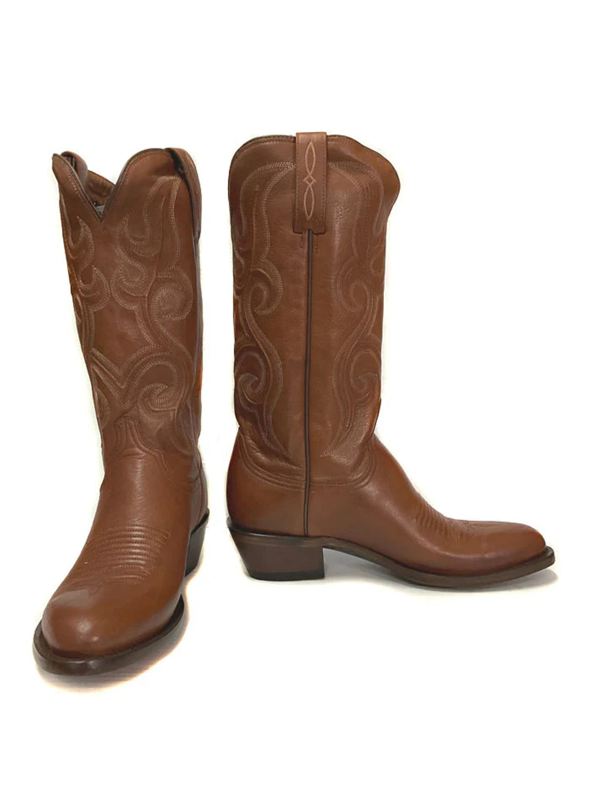 Lucchese Mens Baker Boots - Whiskey-M3429.R3