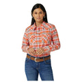 Wrangler Womens Essential Shirt Orange-112327236
