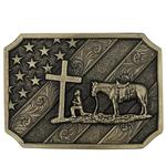 Montana Silversmiths Patriot Christian Cowboy-A864C