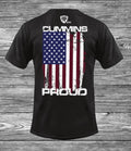 Bad Ass Diesel Cummins Proud Rwbflag-BAD006