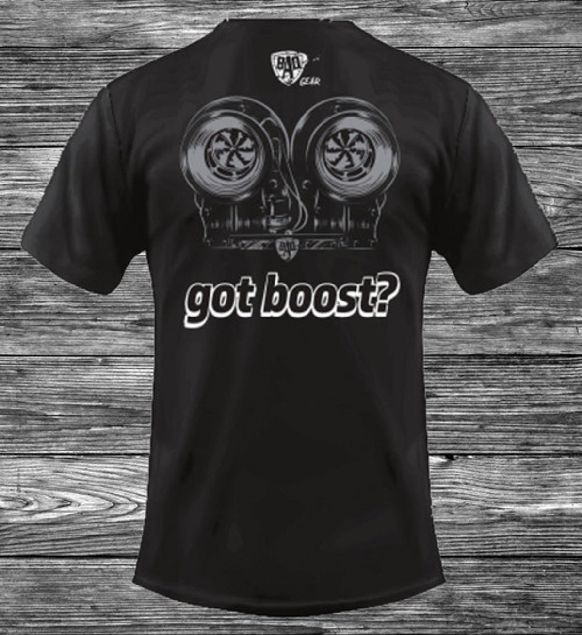 Bad Ass Diesel Mens Got Boost? Gray And Black Tshirt-BAD037