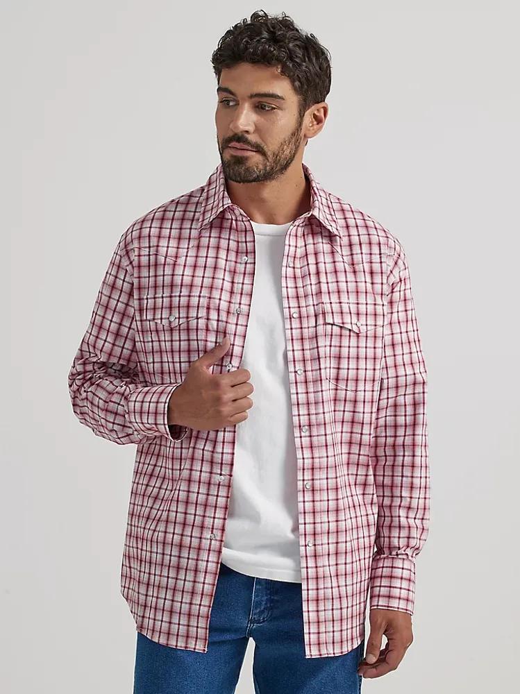 Wrangler Mens Western Shirt Snap 7448-112337448