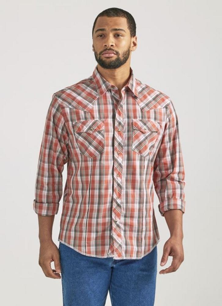 Wrangler Mens Western Shirt Snap 7980-112337980