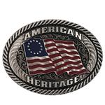 Montana Silversmiths American Flag Oval 13 Colony-A869