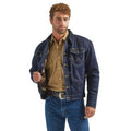 Wrangler Mens Sherpa Lined Denim Jacket Blue 8627-112338627
