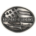 Montana Silversmiths Montana Silversmith Keep And Bear Arms Buckle - U-A876
