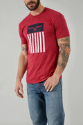 Kimes Ranch Mens Cody Tee-Shirt-Cardinal-404003